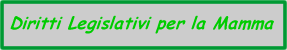diritti legislativi per la mamma
