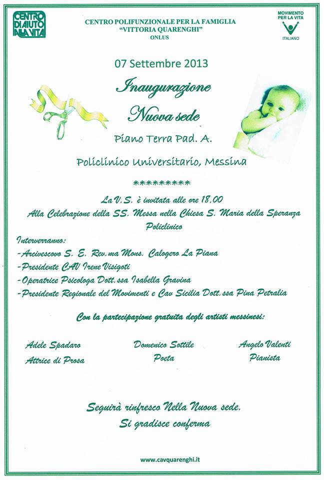 innaugurazione policlinico cav